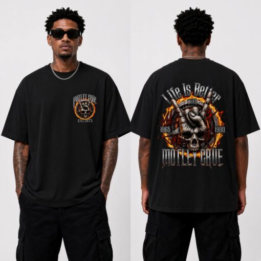 Life Is Better Motley Crue Gen X T-Shirt
