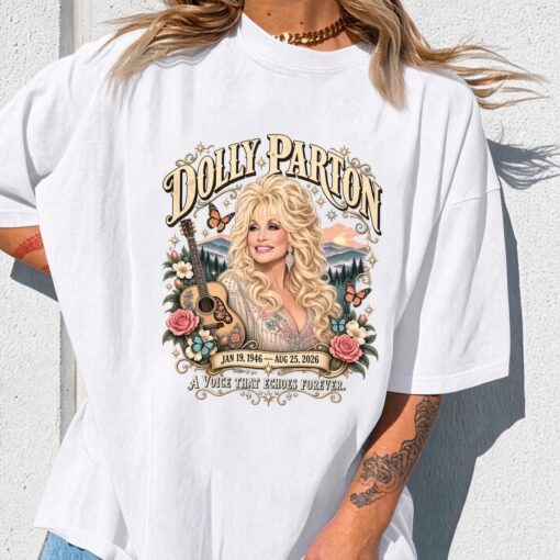 [FREESHIP US] Do.lly Parton Tribute T-Shirt: Country Legend Graphic Tee