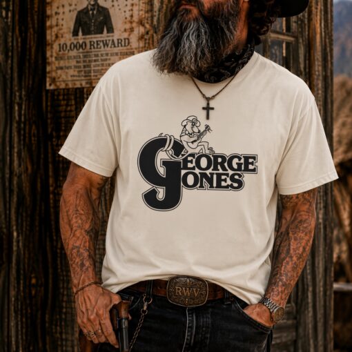 Vintage 1980s George Jones Country Music Park T-Shirt