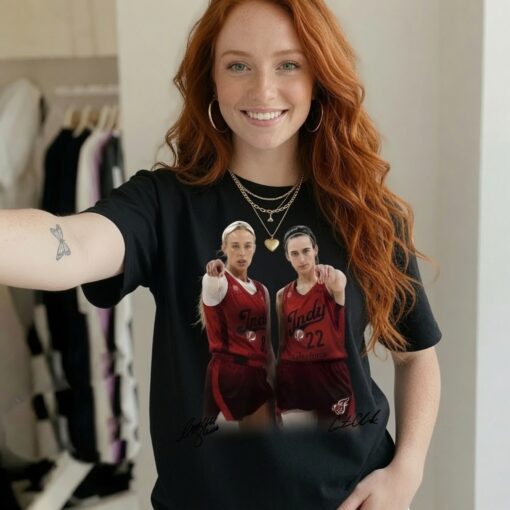 Caitlin Clark Shirt, Sophie Cunningham Indiana Basketball Shirt