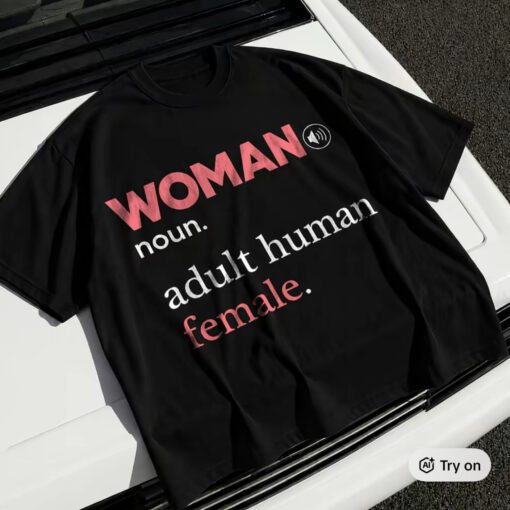 WOMAN Noun Adult Human Female Shirt