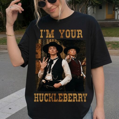 'm Your Huckleberry Shirt, Vintage Basketball Tee, Funny Fever Fan Gift, Western Graphic Shirt