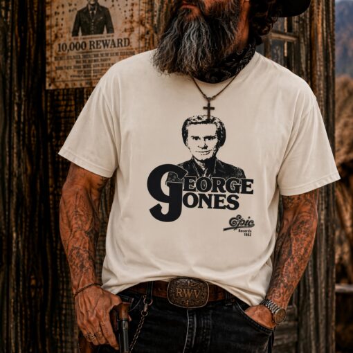 Vintage 1982 George Jones Country Music Park T-Shirt
