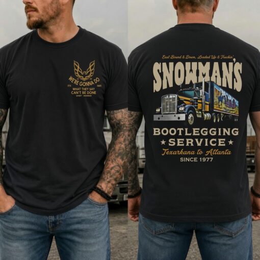 Snowmans Bootlegging Service Shirt, Smokey And The Bandit