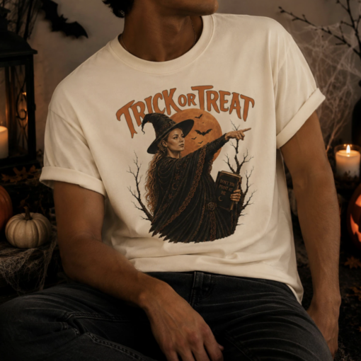 Sophie Trick Or Treat Shirt, Don't Point At Me Witch Tee