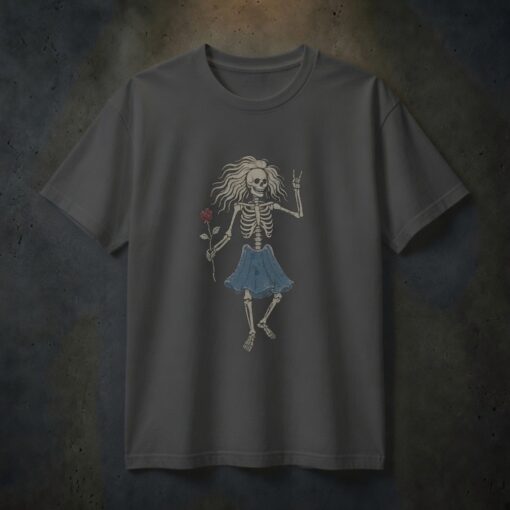 Rosebud Guitar T-Shirt, Grateful Dead Jerry Garcia Tee