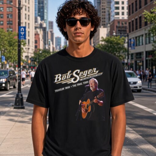 Bob Seger Travelin Man The Final Tour Men's T-Shirt