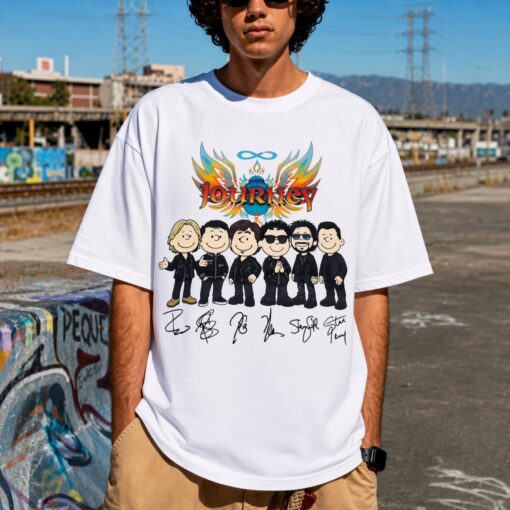 [FREESHIP US] Journey Band T-shirt