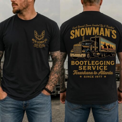 Snowmans Bootlegging Service Shirt, Smokey And The Bandit