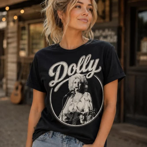 [FREESHIP US] Do.lly Parton Tribute T-Shirt: Country Legend Graphic Tee