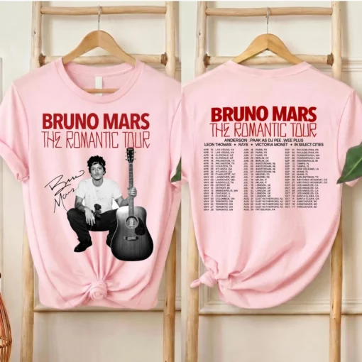 Bruno Mars Romantic Tour T-Shirt