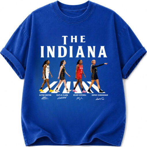 [FREESHIP US] Indiana Basketball Women Walking Road Funny T-Shirt #V