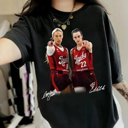 Caitlin Clark Shirt, Sophie Cunningham Indiana Basketball Shirt