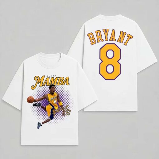Black Manba 8 Basketball Shirt