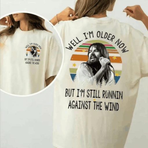[FREESHIP US] Bob Seger Vintage T-Shirt: Well I'm Older Now Lyric Tee
