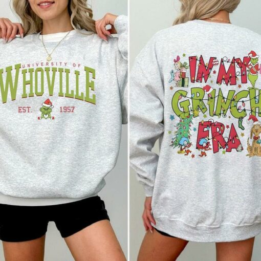 In My Grinch Era Christmas Shirt, Grinch Sweatshirt