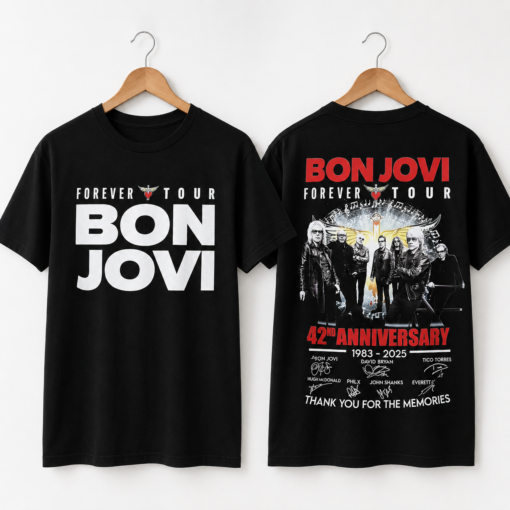 Bon Jovi Rock Band Shirt, Bon Jovi Forever Tour