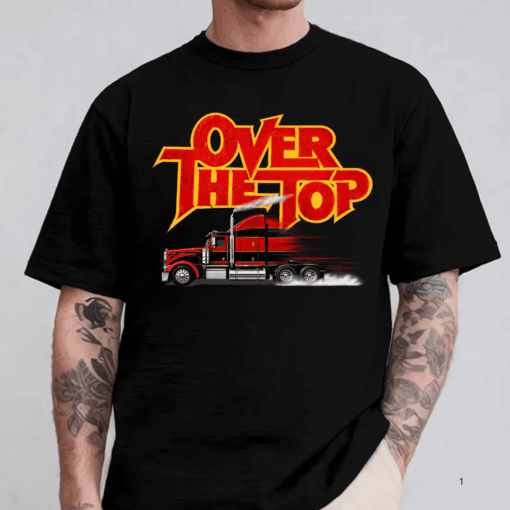 Vintage 80s Over The Top Movie Classic Shirt