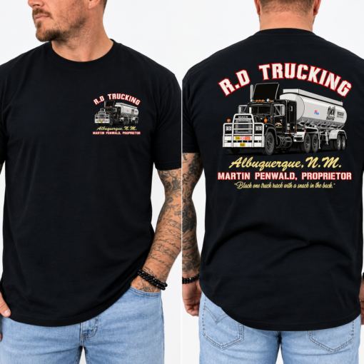 R.D Trucking Shirt, Convoy Movie Tee, Vintage Trucker Convoy Movie Graphic T-Shirt