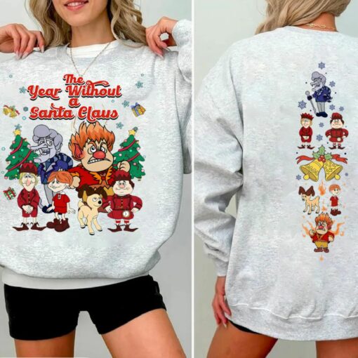The Year Without a Santa Claus Christmas Sweatshirt, Miser Brothers Holiday Crewneck, Retro Christmas Shirt