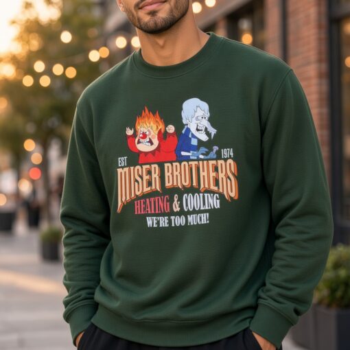 Miser Brothers Christmas Shirt, Matching Christmas T Shirt, Miser Brothers Couple Shirt, Holiday Family Tee