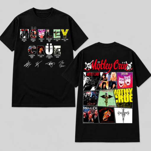 [FREESHIP US]  Motley Crue Band T- Shirt