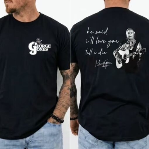George Jonhs - Vingtage Country Love Song Shirt