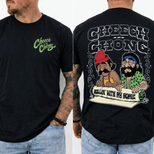 Cheech and Chong Retro Graphic T-Shirt