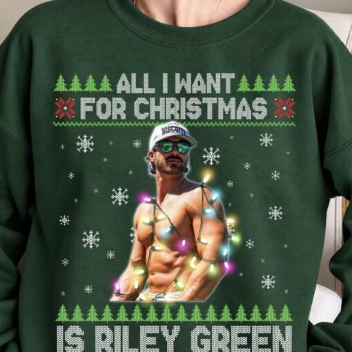 Riley Green Music T-Shirt: Christmas Music shirt
