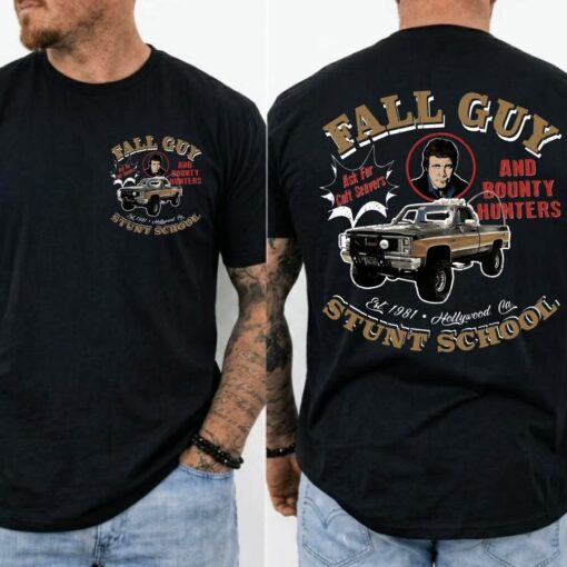 The Fall Guy Shirt, Colt Seavers Stunt School Tee, Retro TV Show Graphic, Bounty Hunter Shirt, Vintage 80s TV Gift