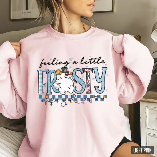 Retro Frosty The Snowman Christmas Shirt