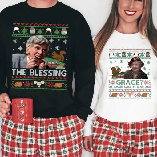 The Blessing - Grace She Pass Away 30 Years Ago Christmas Shirt