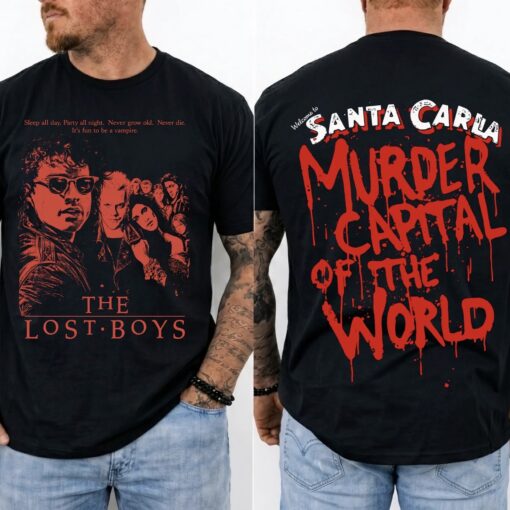 Vintage Vampire Horror Graphic Shirt