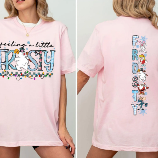 Vintage Feeling A Little Frosty Shirt, Cute Christmas Shirt, Frosty Christmas Shirt, Snowman Sweater