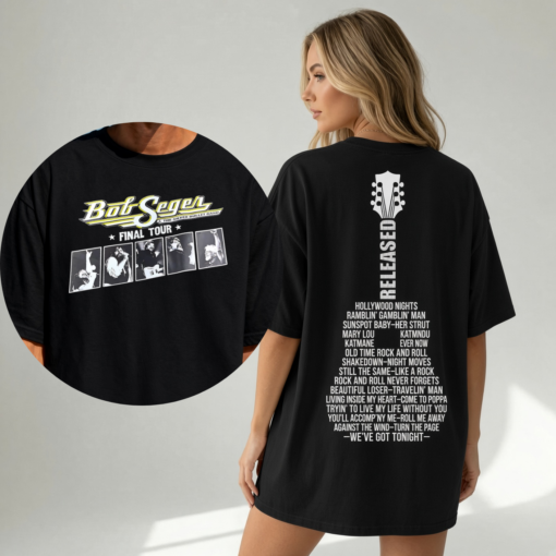Travelin Man BOB SEGER 1980 The Final Tour vintage T-Shirt