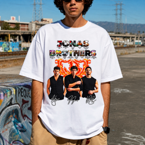 Jonas Brothers Album Tee, JB Band Shirt