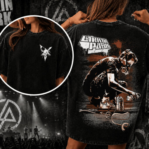 Linkin Park Meteora Hybrid Theory T-Shirt, Rock Music Band Graphic Fan Tee