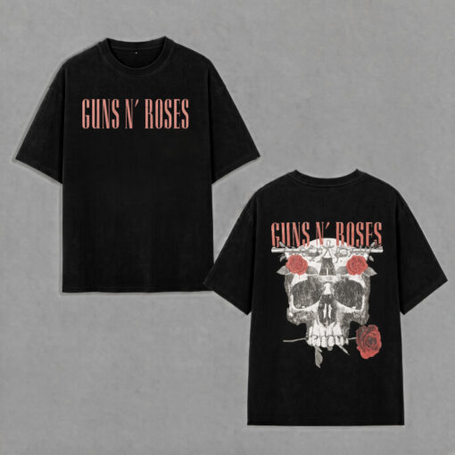 G.u.n.s N' Roses World Tour Shirt, Rock Band Concert Tee