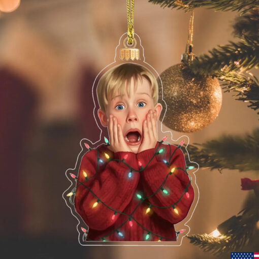 Kevin Home Alone Christmas Funny Ornament
