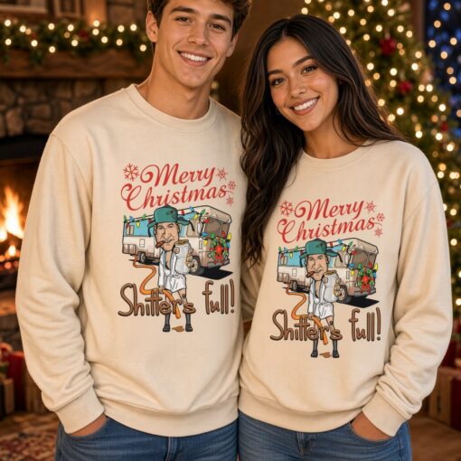 Merry Christmas shitter was full shirt