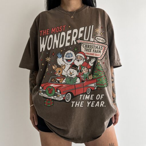 Retro Rudolph Christmas Shirt