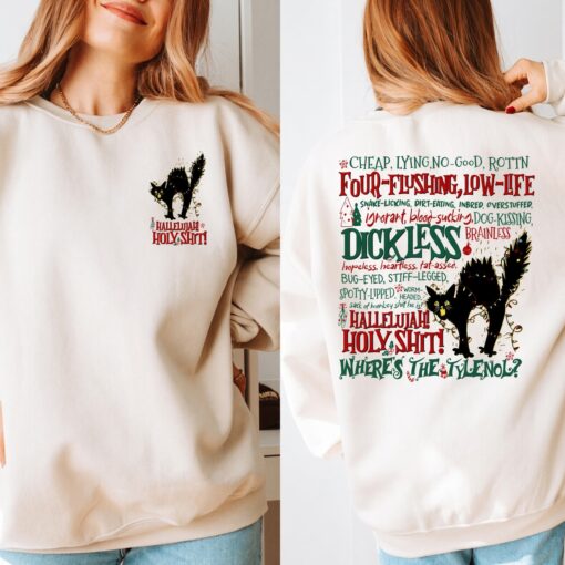 [FREESHIP US] Hallelujah Holy Shit Where's The Tylenol Sweatshirt
