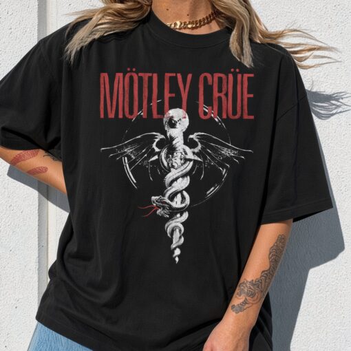 [FREESHIP US] Motley Crue Classic Dr. Feelgood Black Adult T-Shirt
