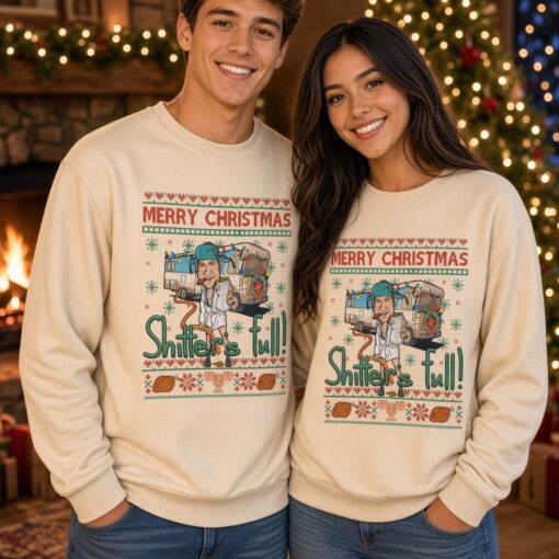 Merry Christmas shitter was full shirt