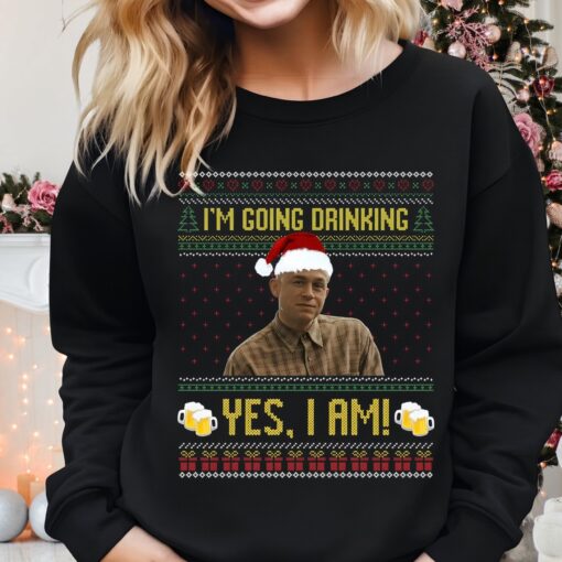 Charlie Hunnam Ed Gein Christmas I'm Going Drinking Yes I Am T Shirt