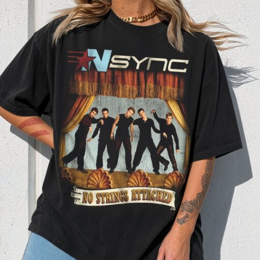 [FREESHIP US] Vintage Nsync Boy Band 90s T Shirt