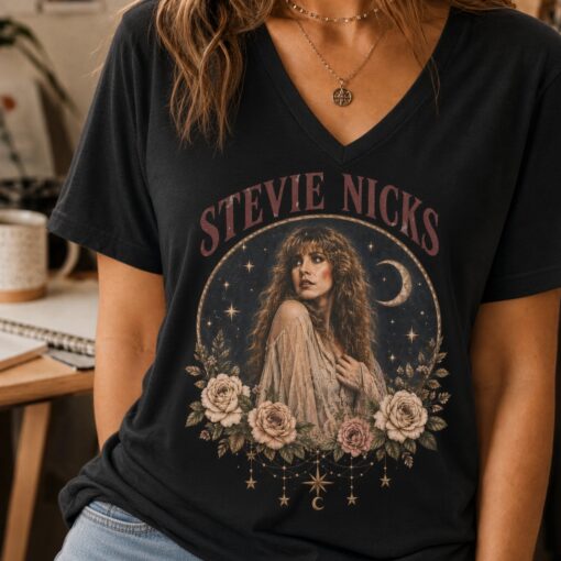 Icon Stevie Nicks Vintage V-Neck Women