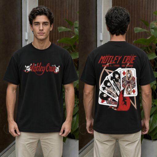 [FREESHIP US]  Motley Crue Band T- Shirt