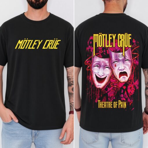 [FREESHIP US] Motley Crue Theatre of Pain Tracklist Men's T Shirt