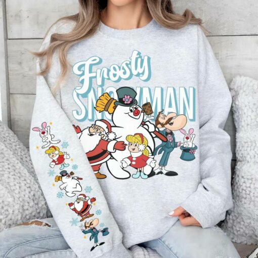 Vintage Feeling A Little Frosty Shirt, Cute Christmas Shirt, Frosty Christmas Shirt, Snowman Sweater